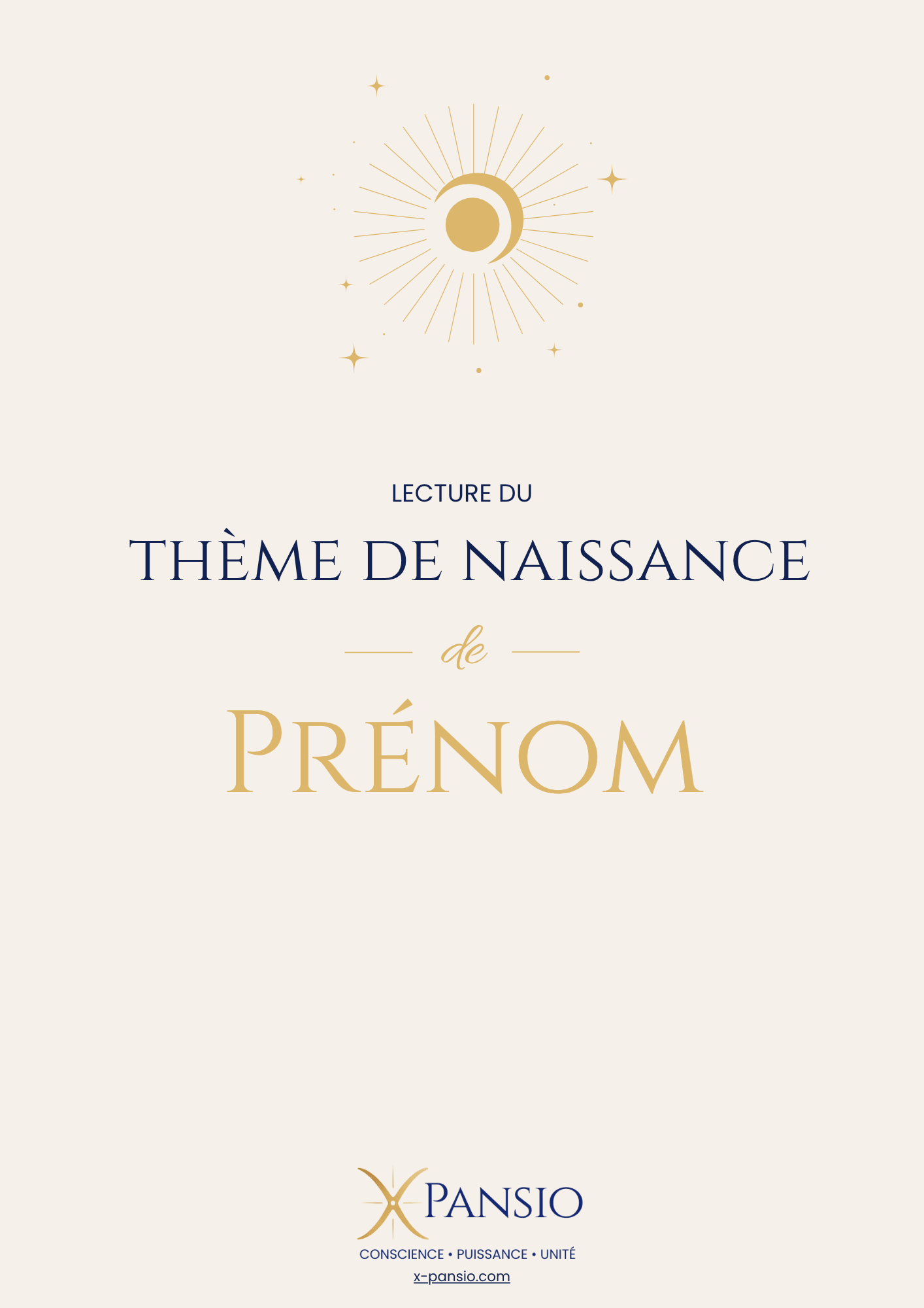 Lecture du thème de naissance de votre enfant